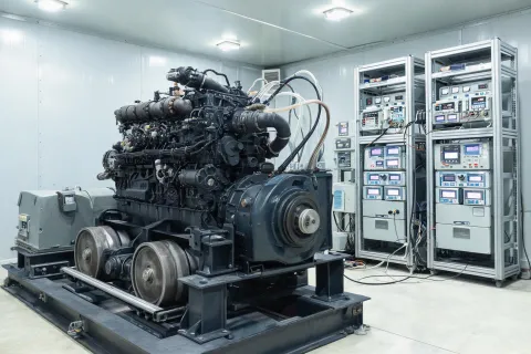 Tier 4 emissions test chamber